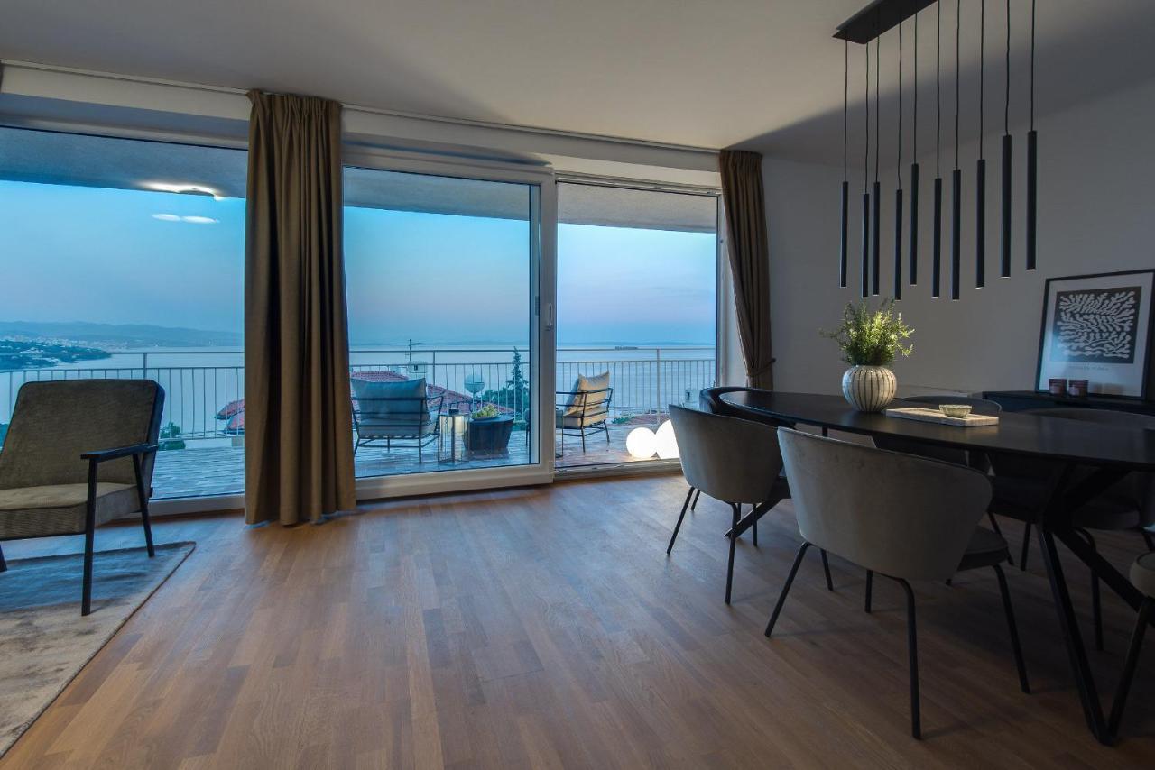 Premium Apartment With Beautiful Sea View, Short Walk To The Sea Abbazia Esterno foto