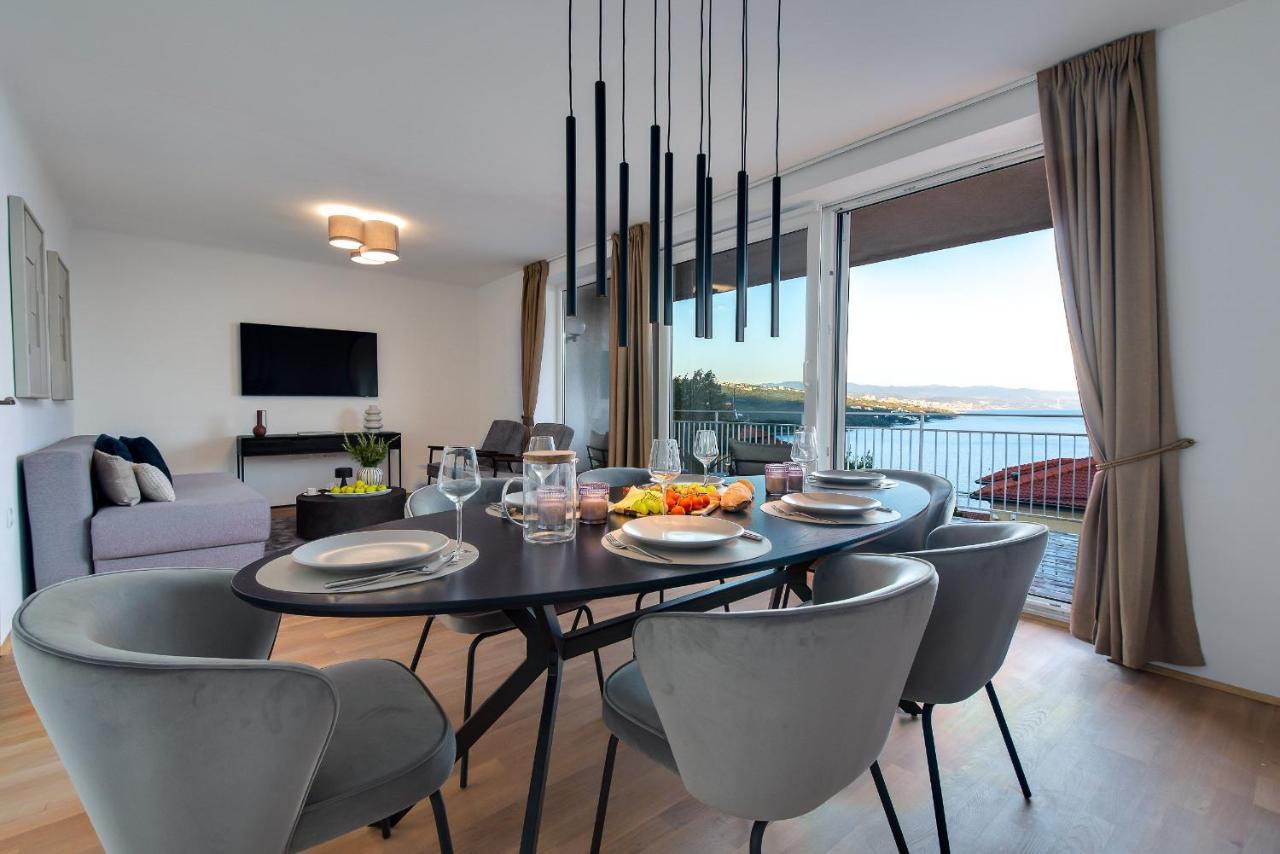 Premium Apartment With Beautiful Sea View, Short Walk To The Sea Abbazia Esterno foto
