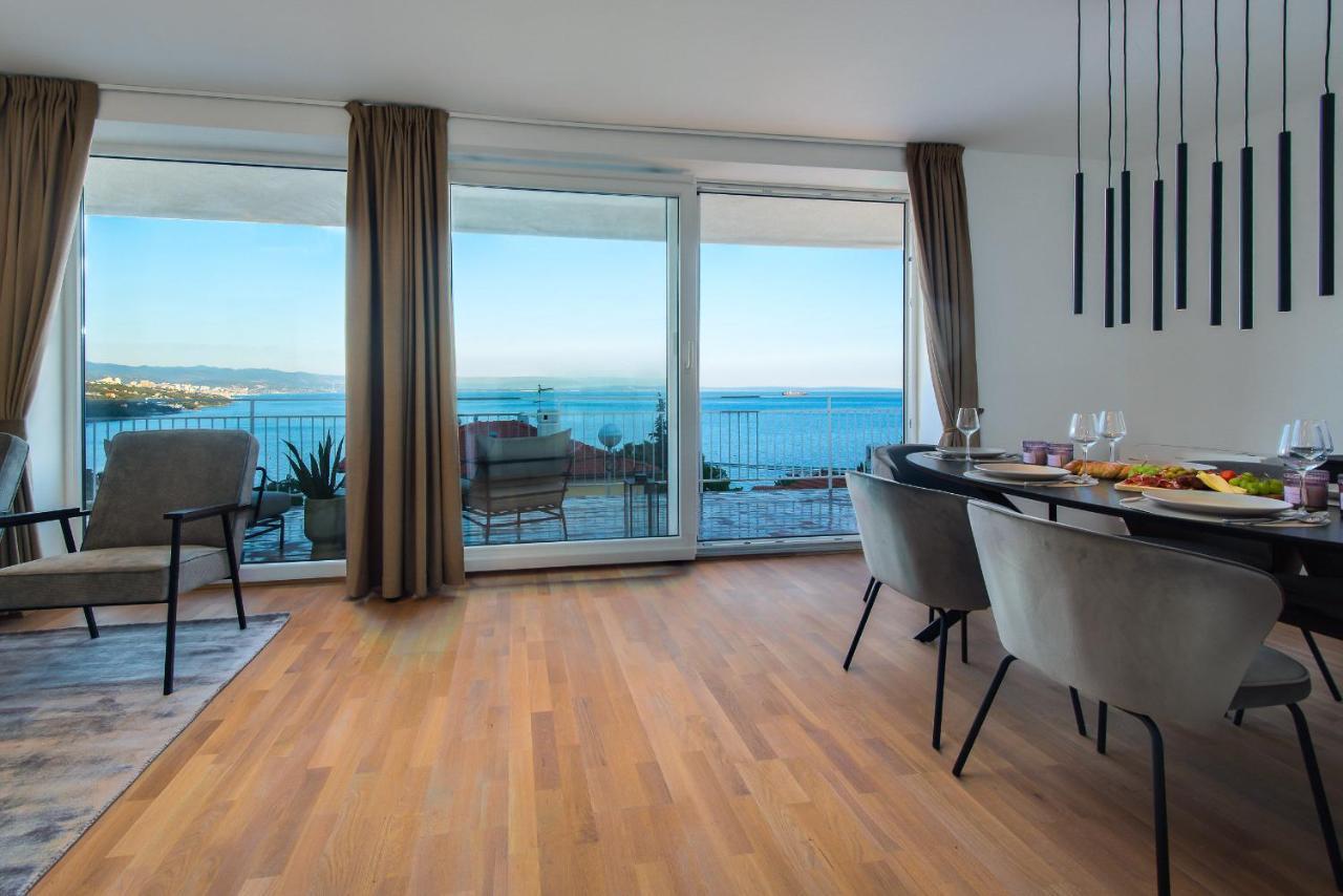 Premium Apartment With Beautiful Sea View, Short Walk To The Sea Abbazia Esterno foto