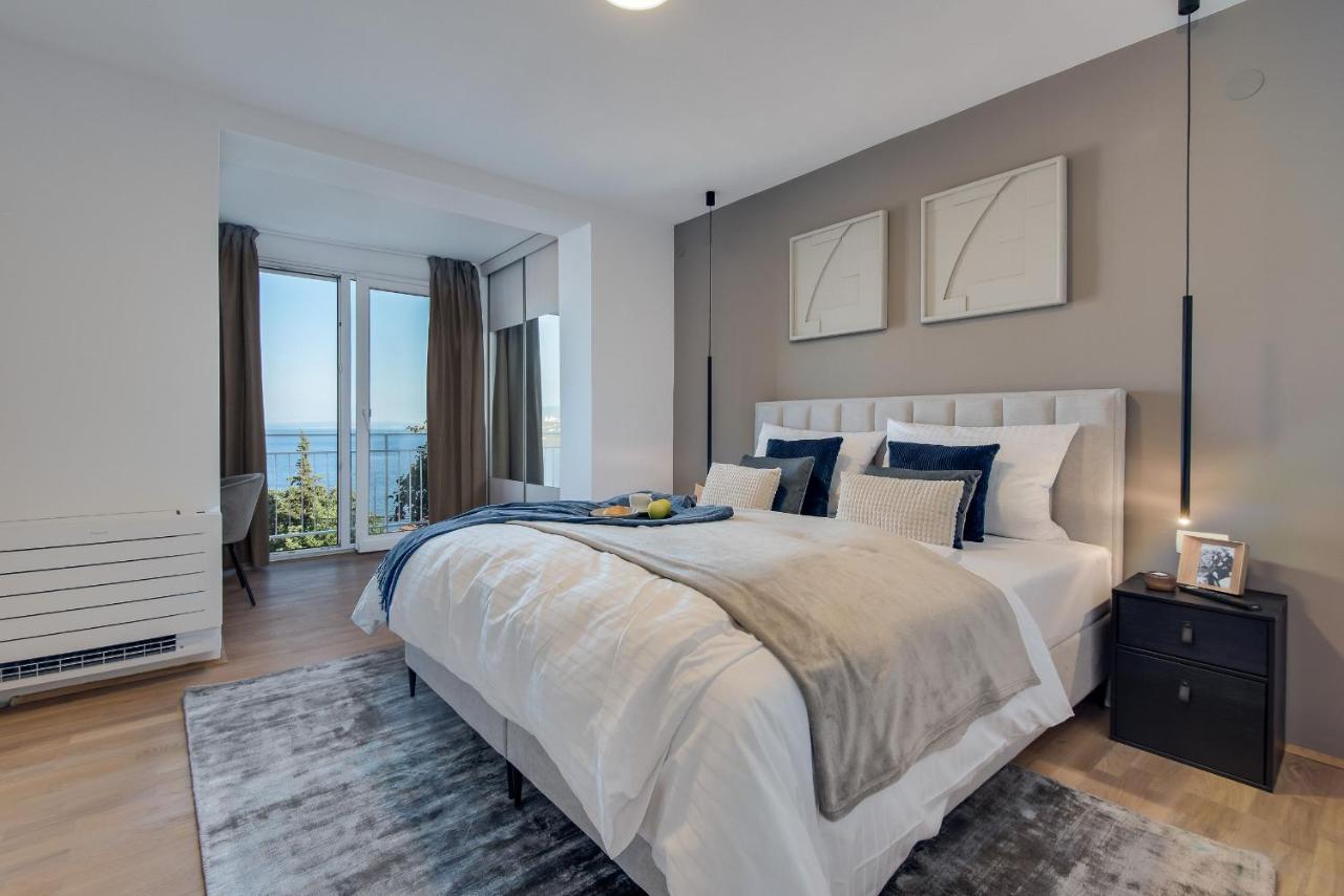 Premium Apartment With Beautiful Sea View, Short Walk To The Sea Abbazia Esterno foto